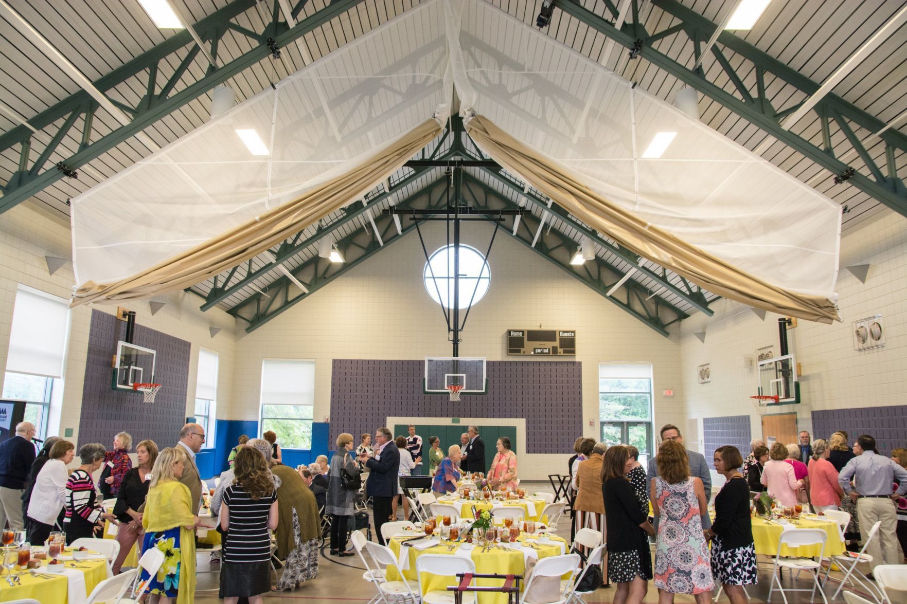 The Friends of Miriam Luncheon was held in the gymnasium of the Miriam School
